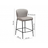 Glam counter stool